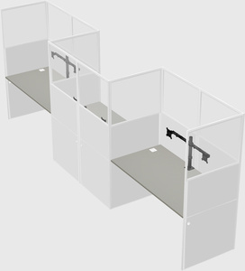 Rectangular cubicles