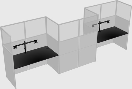 Rectangular cubicles