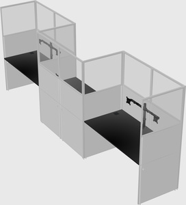 Rectangular cubicles