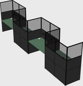 Rectangular cubicles
