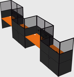 Rectangular cubicles