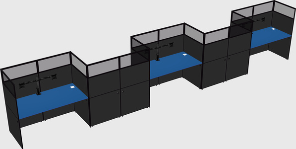 Rectangular cubicles