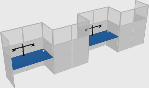 Rectangular cubicles