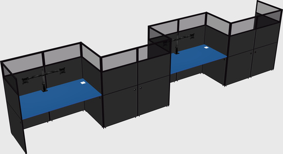Rectangular cubicles
