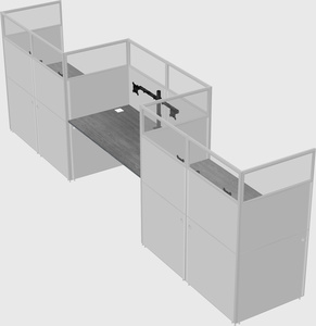 Rectangular cubicles