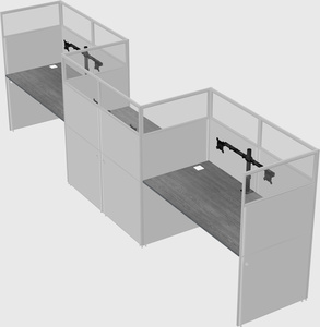 Rectangular cubicles