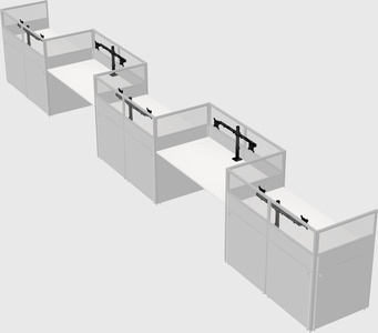 Rectangular cubicles