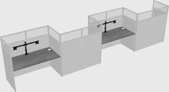 Rectangular cubicles