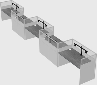 Rectangular cubicles