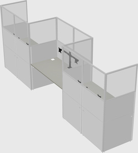 Rectangular cubicles