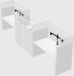Rectangular cubicles