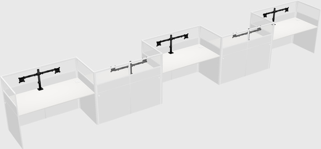 Rectangular cubicles
