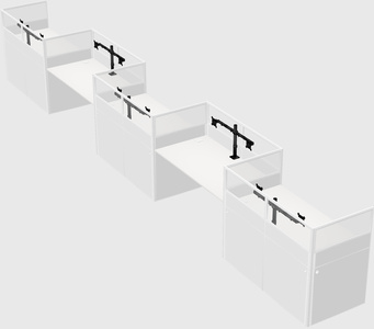 Rectangular cubicles