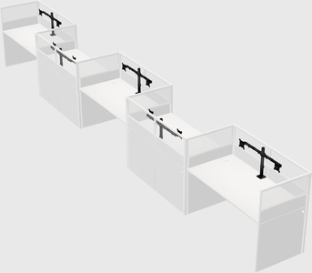 Rectangular cubicles