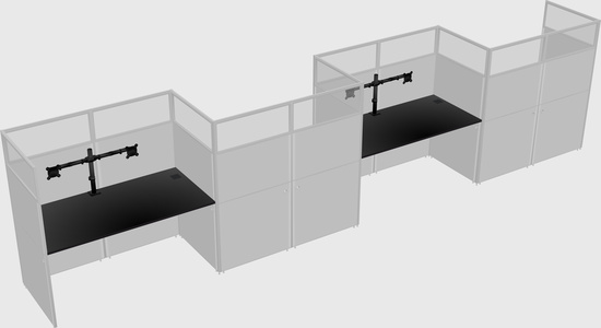 Cabines rectangulaires