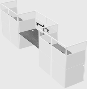 Rectangular cubicles