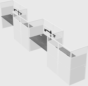 Rectangular cubicles