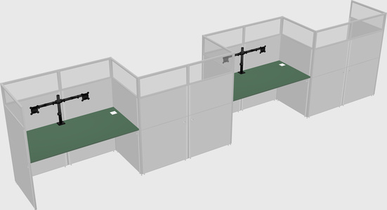 Rectangular cubicles