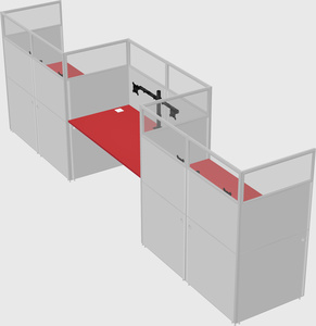 Rectangular cubicles