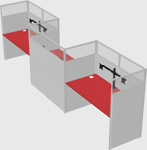 Rectangular cubicles