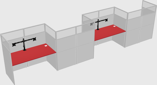 Rectangular cubicles