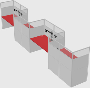 Rectangular cubicles