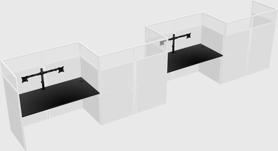 Rectangular cubicles
