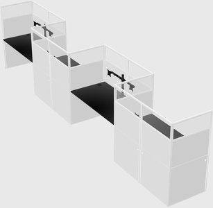 Rectangular cubicles