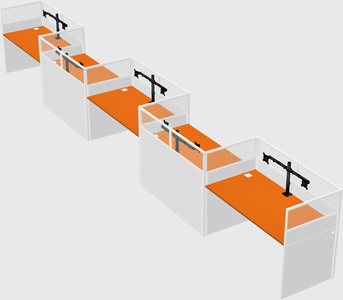 Rectangular cubicles
