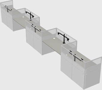 Rectangular cubicles