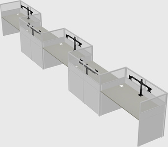 Rectangular cubicles