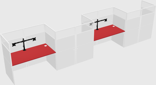 Rectangular cubicles