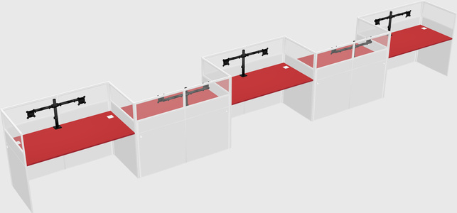 Rectangular cubicles