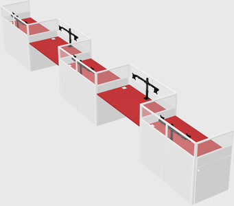 Rectangular cubicles