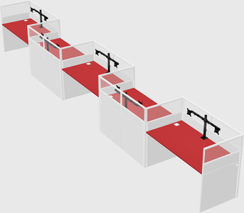 Rectangular cubicles