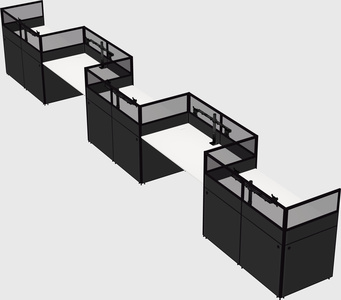 Rectangular cubicles
