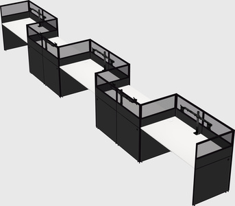 Rectangular cubicles