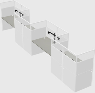 Rectangular cubicles