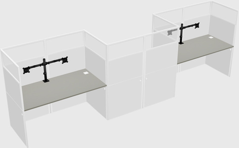 Rectangular cubicles