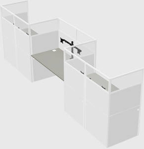 Rectangular cubicles