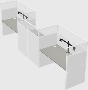 Rectangular cubicles
