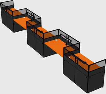 Rectangular cubicles