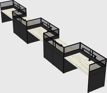 Rectangular cubicles