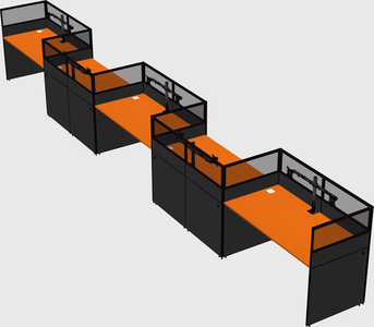 Rectangular cubicles