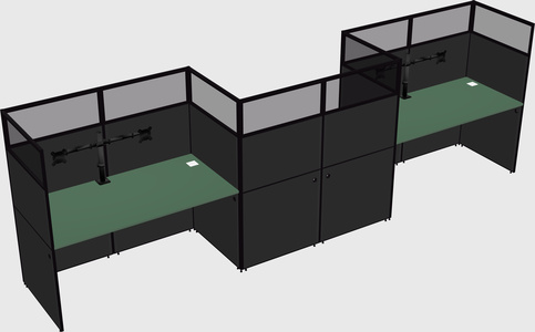 Rectangular cubicles
