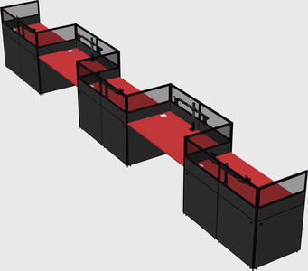 Rectangular cubicles
