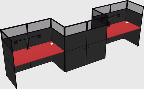 Rectangular cubicles