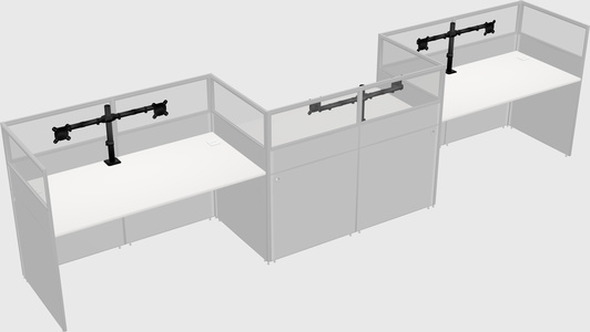 Rectangular cubicles