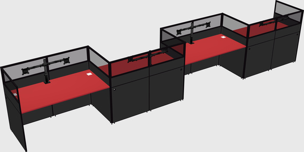 Rectangular cubicles