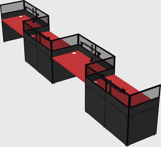 Rectangular cubicles
